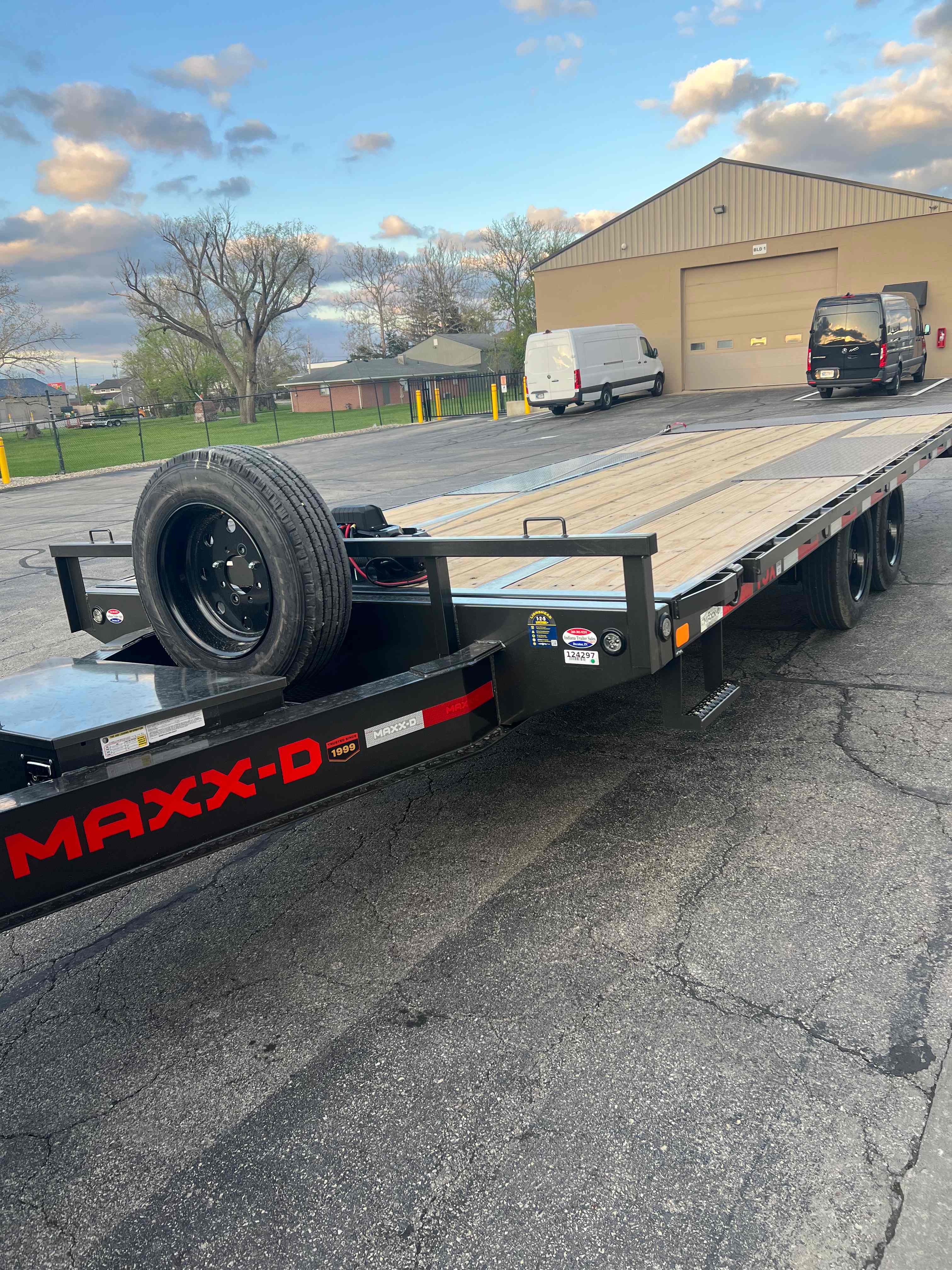 MAXX-D deckover trailer available for rent in Indianapolis